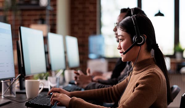 Call center software for telecom